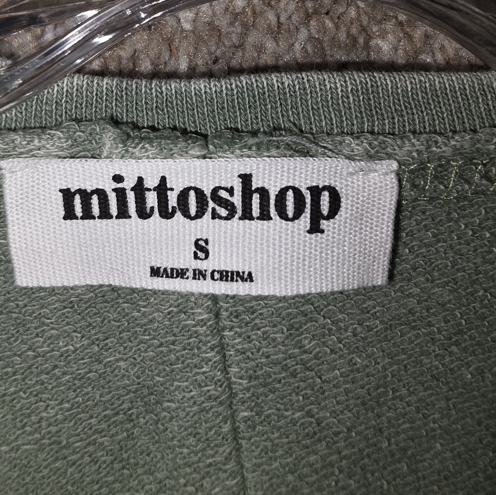 French Terry Patch-Work Sweatshirt Size Small - image 4